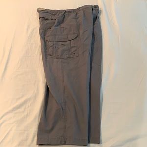 Steel grey cargo pants, brand new.